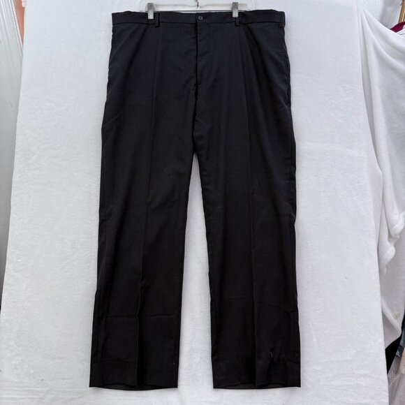Polo Ralph Lauren Purple Label Dress Pants Mens 42x30 Black Wool Business Casual
